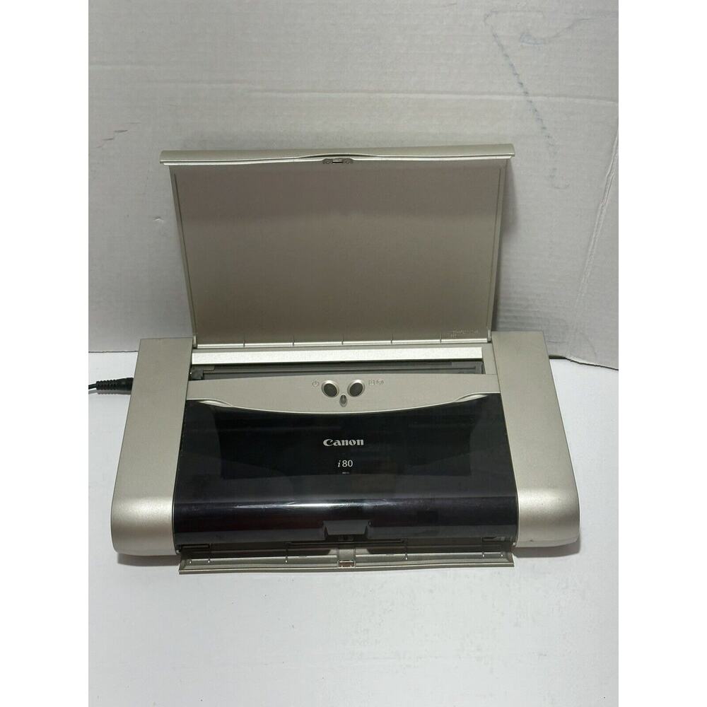 CANON I80 COLOR BUBBLE JET INKJET PRINTER K10233 W/ Original Charger Working